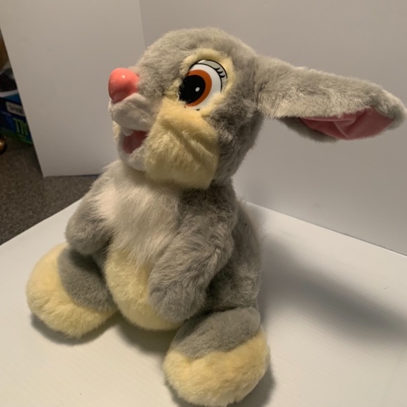 Vintage 1992 The Walt Disney Co Mattel THUMPER Plush Rabbit Bunny (Bambi) 10.5" - Picture 2 of 6